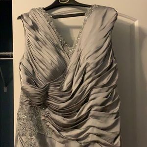 Silver Evening dress